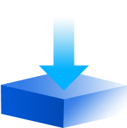 Browser extension download icon showing software package ready for installation