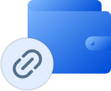 Cryptocurrency wallet connection interface showing secure wallet linking process for receiving rewards